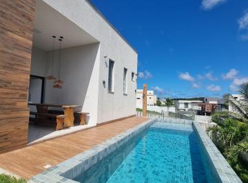 Casa · 193m² · 3 Quartos · 2 Vagas · Casa Alto Padrão , Alphaville Litoral Norte, 3 Suítes .