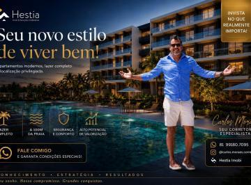 Apartamento de 1 quarto, Mata Meridional Pernambucana · VENDO APTO STUDIO NO TERREO 43,08M2 _ COSTA DOS COQUEIROS _ ALTA RENTABILIDADE
