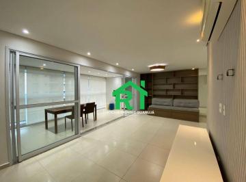 6c285cd03871adec9e2fa368eb513d65c098eec5 · Apartamento com 3 dormitórios para alugar, 125 m² por R$ 6.000/mês - Pitangueiras - Guarujá/SP