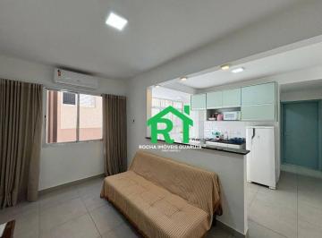 Sala · Apartamento com 1 quarto, 1 vaga à venda em Jardim Astúrias, Guarujá