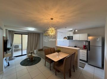 Apartamento · 62m² · 2 Quartos · 1 Vaga · Lindo Apê 2 Qts (1 Suíte) Totalmente Mobiliado e Equipado – Alto Padrão e Lazer