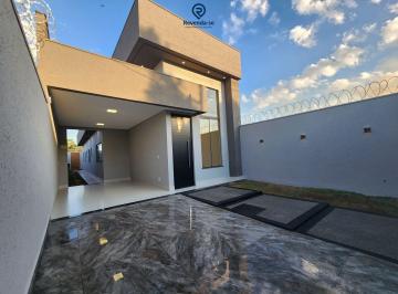 Casa · 121m² · 3 Quartos · 2 Vagas · Casa Moderna com Acabamento de Alto Padrão no Jardim Buriti Sereno