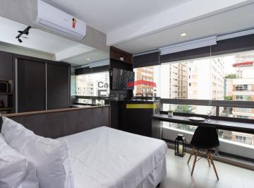 Apartamento · 21m² · 1 Quarto · Studio 25metros, locaç, Rua Oscar Freire, mobiliado e decorado, lazer, piscina, Metrô Oscar Freire.