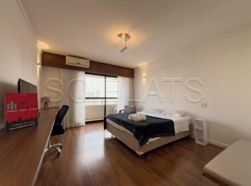 Apartamento · 30m² · 1 Quarto · 1 Vaga · Flat de 30m² com sacada próximo à Avenida Paulista e HCor excelente para morar ou investir