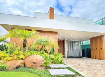 Casa · 264m² · 4 Quartos · 4 Vagas · Casa alto padrão 4 Suítes fundos lago no Reserva das Águas - Torres RS