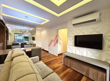 Foto 01 · Aluguel de Apartamento de Luxo em Alphaville Empresarial, Barueri-SP: 2 Quartos, 1 Suíte, 2 Salas, 2