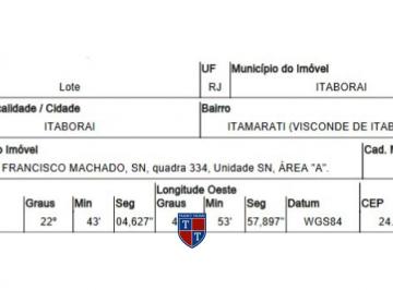 Foto 1 · R$ 159.851,87 - Terreno - RJ - ITABORAI - ITAMARATI (VISCONDE DE ITABORAI)