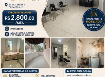 Casa de 2 quartos, Camaçari · LOCAÇÃO CASA MOBILIADO PARA LOCAÇÃO – ALTO DA CRUZ | CAMAÇARI/BA
Alto da Cruz