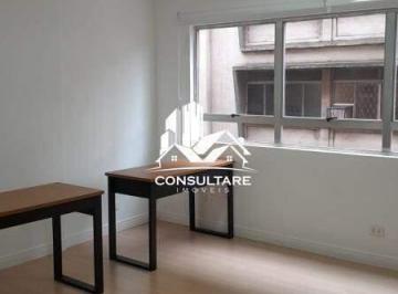 Comercial · 20m² · 1 Quarto · Sala em Centro, Santos/SP de 20m² 1 quartos para locação R$ 1.400,00/mes