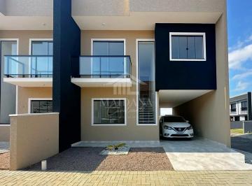 Casa · 142m² · 3 Quartos · 2 Vagas · Sobrado em Costeira, São José dos Pinhais/PR de 142m² 3 quartos à venda por R$ 780.000,00