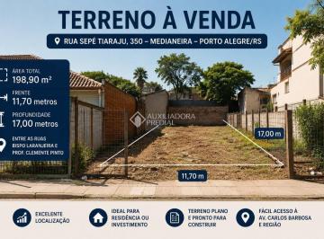 Terreno · 199m² · Terreno com Excelente Frente na Rua Sepé Tiaraju - Bairro Medianeira