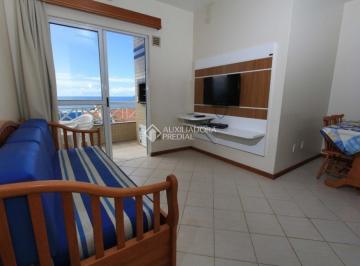 Apartamento · 46m² · 1 Quarto · Apartamento de 1 Dormitório de Frente na Rua das Gaivotas com Piscina no Condomínio - Praia dos Ingl