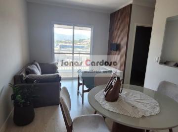 Foto 01 · Apartamento para locação em Mogi das Cruzes-SP, Cézar de Souza: 2 quartos, 1 suíte, 1 sala, 2 banhei