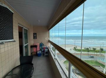 Apartamento · 54m² · 1 Quarto · 1 Vaga · Apartamento 1 Dormitório Mobiliado com Vista Mar na Caiçara – Praia Grande/SP