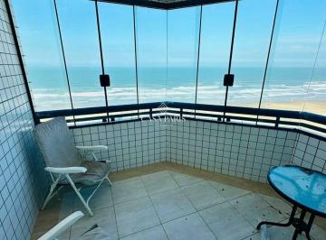 Apartamento · 141m² · 3 Quartos · 1 Vaga · Apartamento 3 dormitórios (2 suítes) com vista para o mar na Guilhermina, Praia Grande