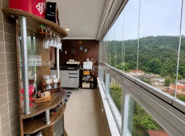Apartamento · 68m² · 2 Quartos · 1 Vaga · Apartamento 2 Dorms (1 Suíte) com Varanda Gourmet e Vista Mar no Canto do Forte - Praia Grande/SP