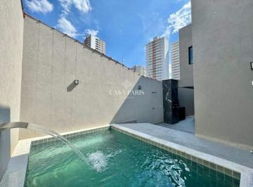 Casa · 160m² · 3 Quartos · 2 Vagas · Sobrado Mobiliado com Piscina e Espaço Gourmet | 3 Dorms (1 Suíte) | Aviação, Praia Grande