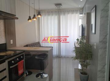 Apartamento · 39m² · 1 Quarto · 1 Vaga · Studio para alugar com armário planejado, sacada, 1 vaga, Macedo - Guarulhos/SP