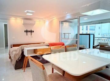 Apartamento · 134m² · 3 Quartos · 2 Vagas · Apartamento mobiliado para locação no Jardim Marajoara 134 m² 3 suítes