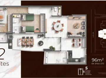 Apartamento · 96m² · 2 Quartos · 1 Vaga · Apartamento em Embaré, Santos/SP de 96m² 2 quartos à venda por R$ 1.560.000,00