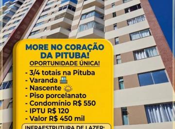 Apartamento · 101m² · 3 Quartos · 1 Vaga · Oportunidade Única: Apartamento de 3 quartos na Pituba, Salvador-BA! 3.4 totais, varanda, nascente, 
