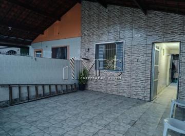 Casa · 80m² · 2 Quartos · 2 Vagas · Espaçosa Casa Geminada à Venda em Princesa, Praia Grande - 2 Quartos