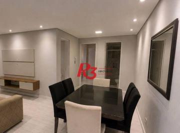 008086be42f4327be1326da5e98de1f1ac000c35 · Apartamento com 2 dormitórios à venda, 54 m² por R$ 270.000,00 - Chico de Paula - Santos/SP
