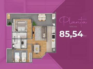 ecaebg2ytqyogjhytdknjvh_md · Apartamento para Locação na Vila Tupi | 2 Suítes | 85,54 m²