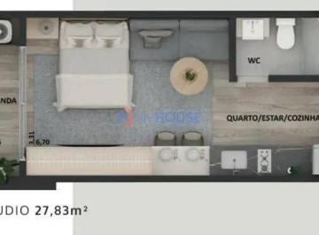 Comercial · 27m² · 1 Quarto · Studio em São Francisco, Ilhéus/BA de 27m² 1 quartos à venda por R$ 365.000,00
