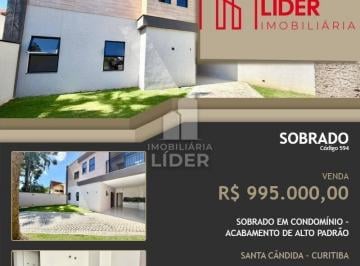 Casa · 148m² · 3 Quartos · 3 Vagas · Sobrado em Condomínio – Acabamento de Alto Padrão
