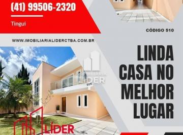 Casa · 294m² · 4 Quartos · 2 Vagas · Residência em dois pavimentos no Tingui