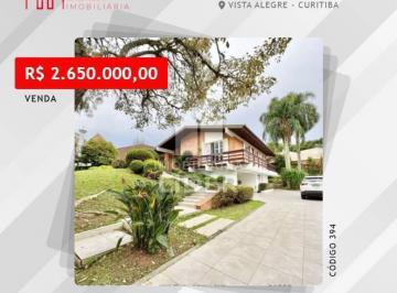 Casa · 322m² · 5 Quartos · 8 Vagas · Raridade no Vista Alegre – Casa maravilhosa com te