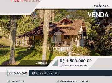 Rural · 84000m² · 3 Quartos · 5 Vagas · Chácara em Campina Grande do Sul