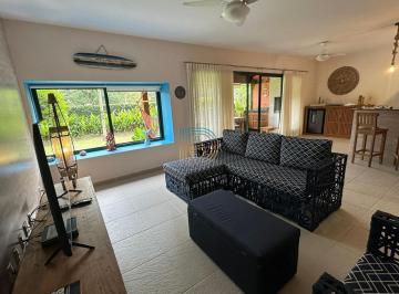 Foto 01 · Casa em Condomínio para Locação na Barra do Una, São Sebastião-SP: 4 quartos, 1 suíte, 2 salas, 3 ba