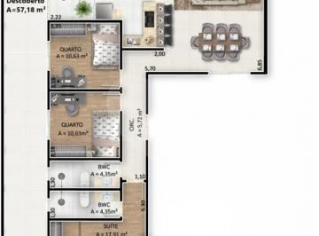 Apartamento de 3 quartos, Curitiba · Garden suspenso, vagas de garagem exclusivas 041 99710 46 52