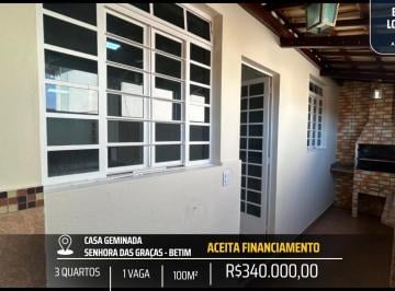Casa · 100m² · 3 Quartos · 1 Vaga · CASA COM 3 QUARTOS A POUCOS METROS DA AV JOSE INACIO FILHO - 3 QUARTOS E 2 BANHEIROS