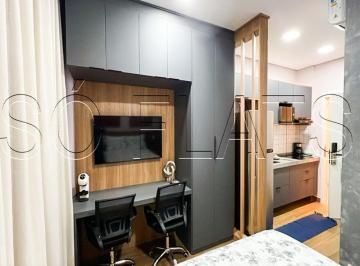 Apartamento · 44m² · 1 Quarto · Studio 44m² na Rua Augusta próximo à Av Paulista e Metrô Consolação com lazer