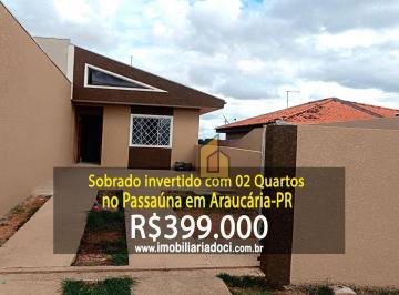 b120ccf9af752bddd030abe1b3a74b50b5ab4f0f · Sobrado invertido com 02 Quartos no Passaúna em Araucária-PR  - A venda por R$399.000,00