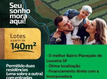 Terreno , Louveira · TERRENOS/LOTES a partir de 140m² em LOUVEIRA com Pagamento Facilitado em Bairro Planejado | Conheça