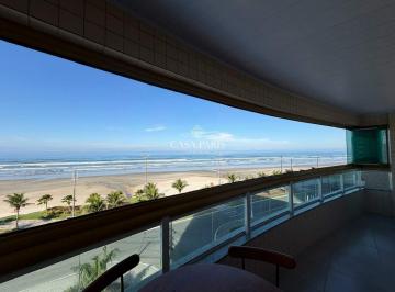 Apartamento · 83m² · 2 Quartos · 1 Vaga · Apartamento à venda em Praia Grande (Caiçara) | 2 dorm (1 suíte), 83m², vista mar e 1 vaga
