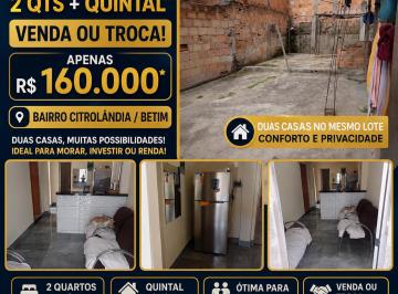 Casa de 4 quartos, Betim · Casa de 200 m² com 4 quartos à venda em Citrolândia -2 CASAS