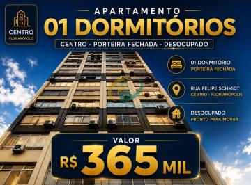 Apartamento · 45m² · 1 Quarto · MEGA OPORTUNIDADE !! Apartamento 01 dormitório ANDAR ALTO- PORTEIRA FECHADA!!