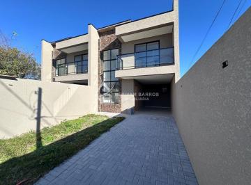 Casa · 160m² · 3 Quartos · 1 Vaga · SOBRADO NOVO À VENDA | MARIA ANTONIETA – PINHAIS/PR | 3 SUÍTES