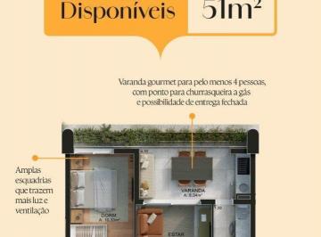 Apartamento · 51m² · 1 Quarto · Apartamento à venda - no Parque Residencial Aquarius