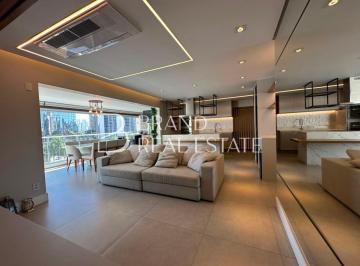 Apartamento · 134m² · 3 Quartos · 2 Vagas · Apartamento para locação no Brooklin com 134 m², 3 suítes e 2 vagas de garagem.