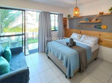 Apartamento · 29m² · 1 Quarto · 1 Vaga · Makia Beach Experience - Estrada de Muro Alto, nº 7. Muro Alto, Ipojuca PE. Bloco B, Unidade 17.