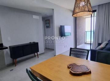 Apartamento · 58m² · 2 Quartos · 1 Vaga · Nomar Carneiros Ecoliving - Avenida Beira Mar, nº 0. Carneiros, Tamandaré PE. Bloco 1, Unidade 201.