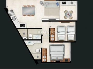 Apartamento · 58m² · 2 Quartos · 1 Vaga · Nomar Carneiros Ecoliving - Avenida Beira Mar, nº 0. Carneiros, Tamandaré PE. Bloco 01, Unidade 202.