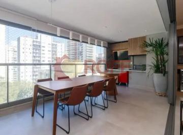 Apartamento · 141m² · 3 Quartos · 2 Vagas · Apartamento novíssimo com varanda Gourmet e lazer completo á venda no Brooklin
