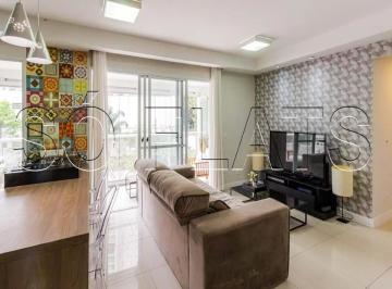 Apartamento · 66m² · 2 Quartos · 1 Vaga · Apartamento Mobiliado 2 Dorms Suite no Morumbi, Residencial Chardonnay, 66m²